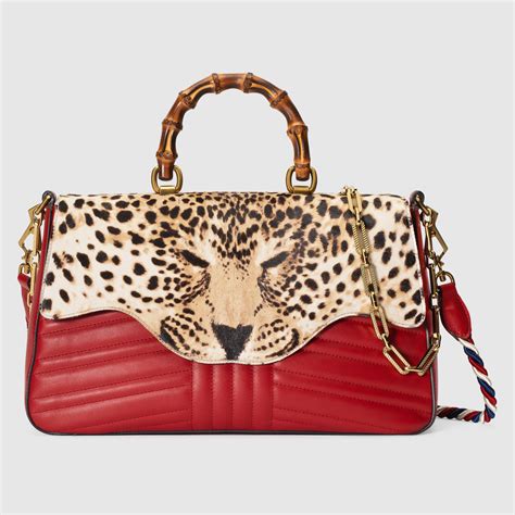 borsa gucci leopardata|Gucci borse.